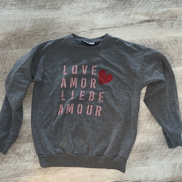 Motherhood maternity Love graphic-print maternity sweatshirt - Picture 6 of 8